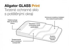 MobilMajak Tvrzené / ochranné sklo na Vivo Y70 černé - Aligator 5D Plné lepení
