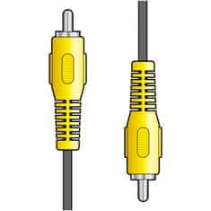 AV:link kabel 1x RCA samec - 1x RCA samec, 10m