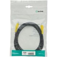 AV:link kabel 1x RCA samec - 1x RCA samec, 10m