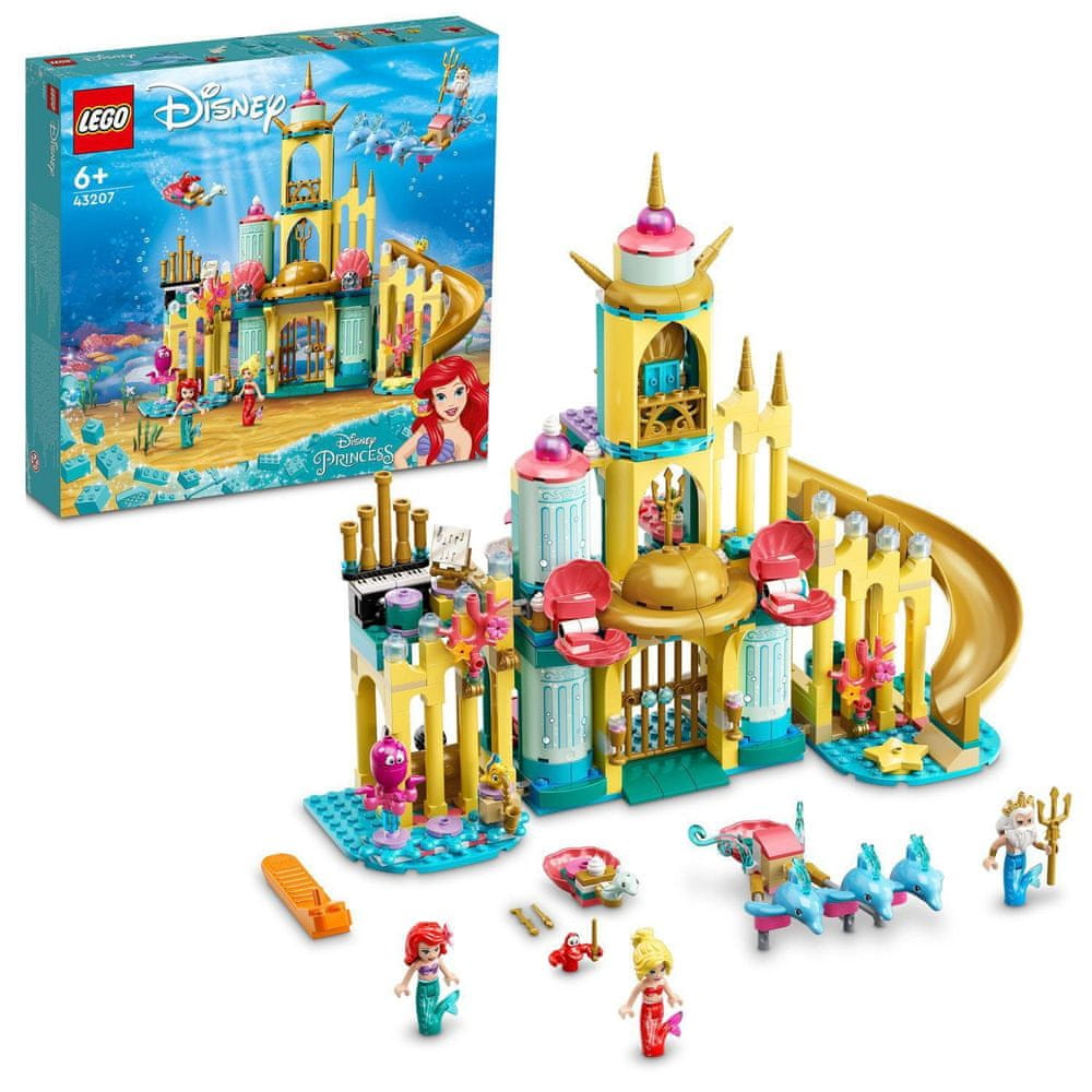 LEGO Disney Princess 43207 Arielin podvodní palác