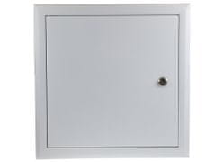 sapro Kovový rozváděč montážní skříň pod omítku 300x300x120mm OMP-3, lesklá bílá