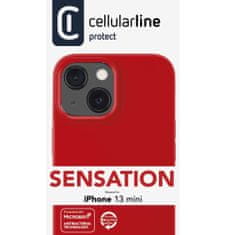 CellularLine Sensation kryt iPhone 13 mini, růžový Červená