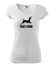 Fenomeno Dámské tričko Fast food - bílé Velikost: XS