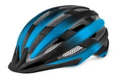 R2 Cyklistická helma VENTU ATH27C/M 56-58 cm modrá ,černá, mat