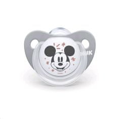 Nuk Šidítko Trendline Disney Mickey Minnie 0-6m šedé Box - 0-6 m