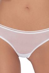 Róza Dámská tanga Lica white + Ponožky Gatta Calzino Strech, bílá, S