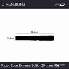 RED DRAGON Šipky Razor Edge Extreme - 20g