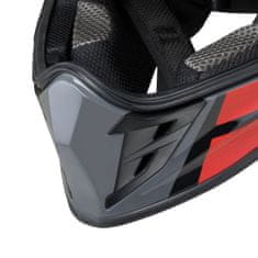 W-TEC Moto přilba V331 PR Graphic (Velikost: S (55-56), Barva: Red-Grey)