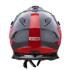 W-TEC Moto přilba V331 PR Graphic (Velikost: S (55-56), Barva: Red-Grey)