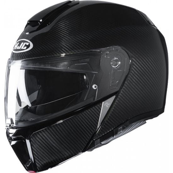 HJC Moto přilba RPHA 90S Carbon Solid Black P/J (Velikost: S (55-56))