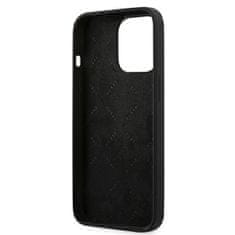 Guess GUHCP13LLS4GGBK hard silikonové pouzdro iPhone 13 / 13 Pro 6.1" black Silicone 4G Logo