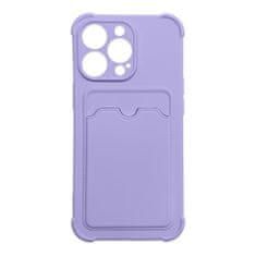 OEM Silikonové pouzdro AirBag s kapsou na iPhone 12 Pro MAX 6.7" purple