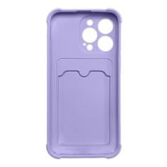 OEM Silikonové pouzdro AirBag s kapsou na iPhone 12 Pro MAX 6.7" purple