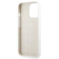 Guess GUHCP13LLS4GGWH hard silikonové pouzdro iPhone 13 / 13 Pro 6.1" white Silicone 4G Logo