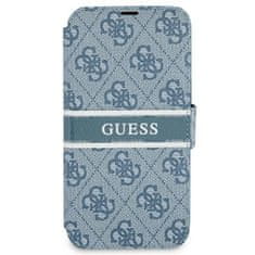 Guess GUBKP13S4GDBL knížkové pouzdro iPhone 13 Mini 5.4" blue book 4G Stripe