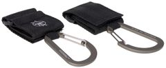 Lässig Casual Stroller Hooks with Carabiner black