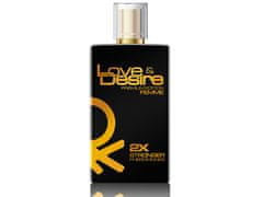 SHS Love Desire Gold Dámský Prémiový dámský parfém s feromony, intenzivní vůně, která přitahuje muže 100ml