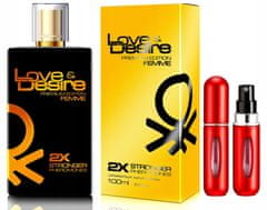 SHS Love Desire Gold Dámský Prémiový dámský parfém s feromony, intenzivní vůně, která přitahuje muže 100ml