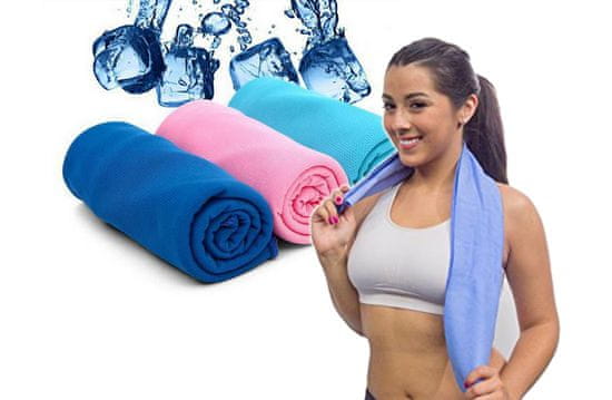 CoolCeny Chladicí ručník - Dopřejte si v létě mrazivé osvěžení! - Modrá