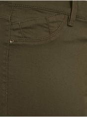 Camaïeu Khaki slim fit kalhoty CAMAIEU XS