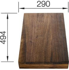 Blanco krájecí deska ořech pro AXIS II příslušenství ořechové dřevo dřevo 225 331 - Blanco