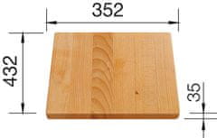Blanco krájecí deska dřevěná pro PLENTA příslušenství bukové dřevo dřevo 219 891 - Blanco