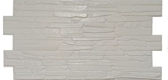 Grace 3D obkladový omyvatelný panel PVC Křemen bílý 980x500mm