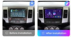 Junsun Autorádio Mitsubishi Outlander xl 2 2005-2011,CITROEN C-CROSSER 2007-2013, PEUGEOT 4007 2007 - 2012, GPS navigace, rádio do C-Crosser, autorádio Peugeot 4007 s GPS