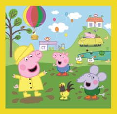 Trefl Puzzle Prasátko Peppa 3v1 (20,36,50 dílků)