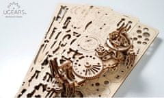 UGEARS 3D puzzle Železniční jeřáb - manipulátor 354 dílků