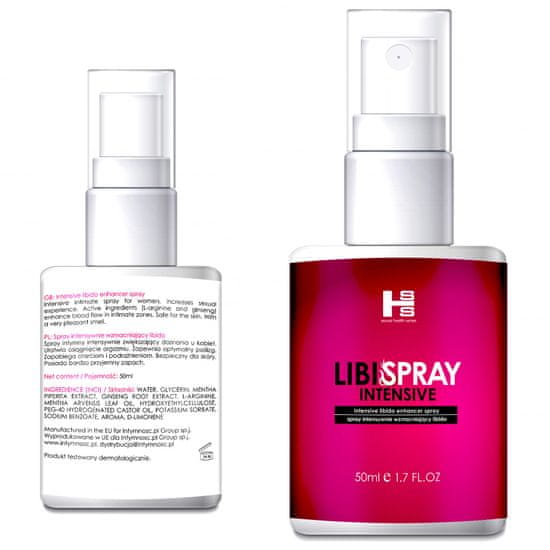 SHS Libi Spray Intensive Sprej na zvýšení libida umocňuje pocity potěšení 50ml