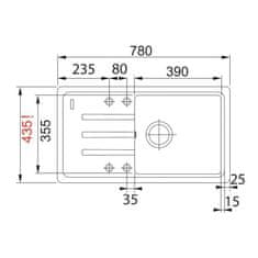 Franke BSG 611-78/39 onyx+FC 9547.071 114.0441.181 - Franke