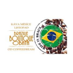 COFFEEDREAM Káva BRAZÍLIE BOUTIQUE OBATA - Hmotnost: 250g, Typ kávy: Zrnková, Způsob balení: běžný třívrstvý sáček