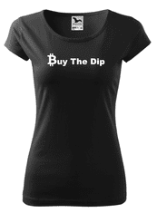 Fenomeno Dámské tričko Buy the dip - černé Velikost: 3XL