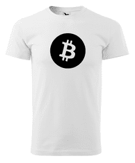 Fenomeno Pánské tričko Bitcoin - bílé Velikost: L