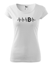 Fenomeno Dámské tričko Tep crypto - bílé Velikost: M