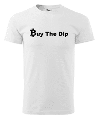 Fenomeno Pánské tričko Buy the dip - bílé Velikost: 4XL
