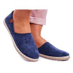 Dámské espadrilky Slide-on Navy Blue Vulcan velikost 38