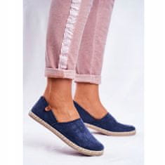 Dámské espadrilky Slide-on Navy Blue Vulcan velikost 38