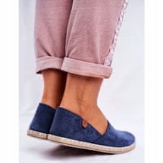 Dámské espadrilky Slide-on Navy Blue Vulcan velikost 38