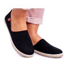 Dámské espadrilky Slide-on Black velikost 42