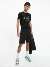Calvin Klein Černé pánské tričko s potiskem Calvin Klein Jeans L