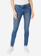 Pepe Jeans Tmavě modré dámské skinny fit džíny Pepe Jeans Regent 27/32