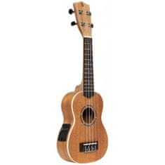 Stagg US-30 E, elektroakustické sopránové ukulele s pouzdrem