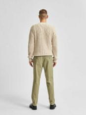 Selected Homme Khaki chino kalhoty Selected Homme Miles 31/32