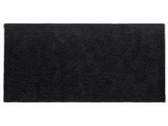 Beliani Černý koberec 80x150 cm DEMRE