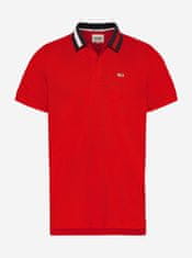 Tommy Jeans Červené polo triko Tommy Jeans M