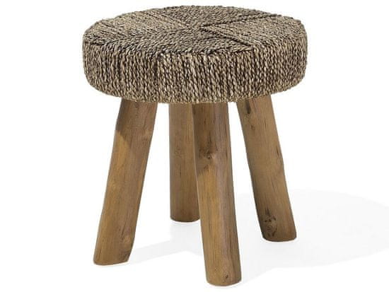 Beliani Dřevěný odkládací stolek KELSEY