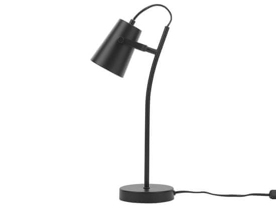 Beliani Stolní lampa černá FLINT