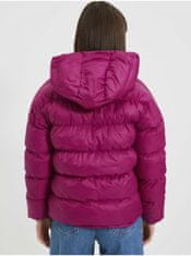 Trendyol Tmavě fialová dámská prošívaná zimní bunda Trendyol L